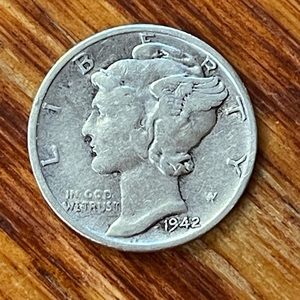 1942 mercury dime.